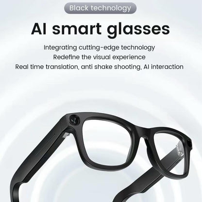 TENACIOUS Smart Glasses with 1080P Camera, Bluetooth Audio & AI Assistant Compatibility